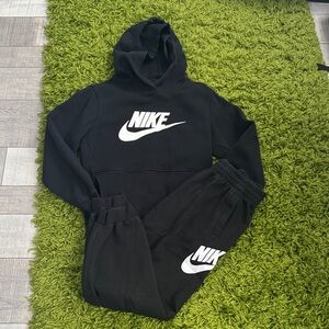 Nike Black Hoodie and Joggers Set